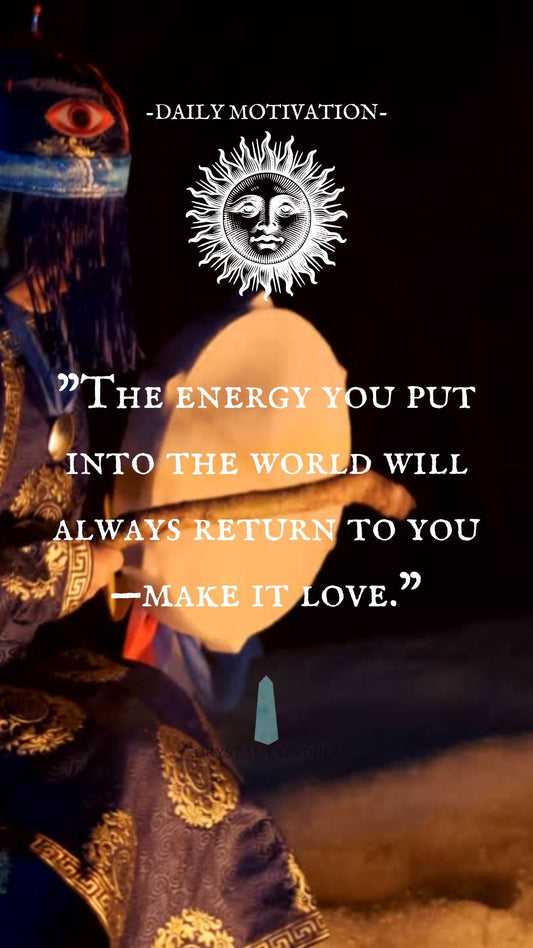 The Energy You Put Into the World Will Always Return to You—Make It Love - Spiritual Motivation