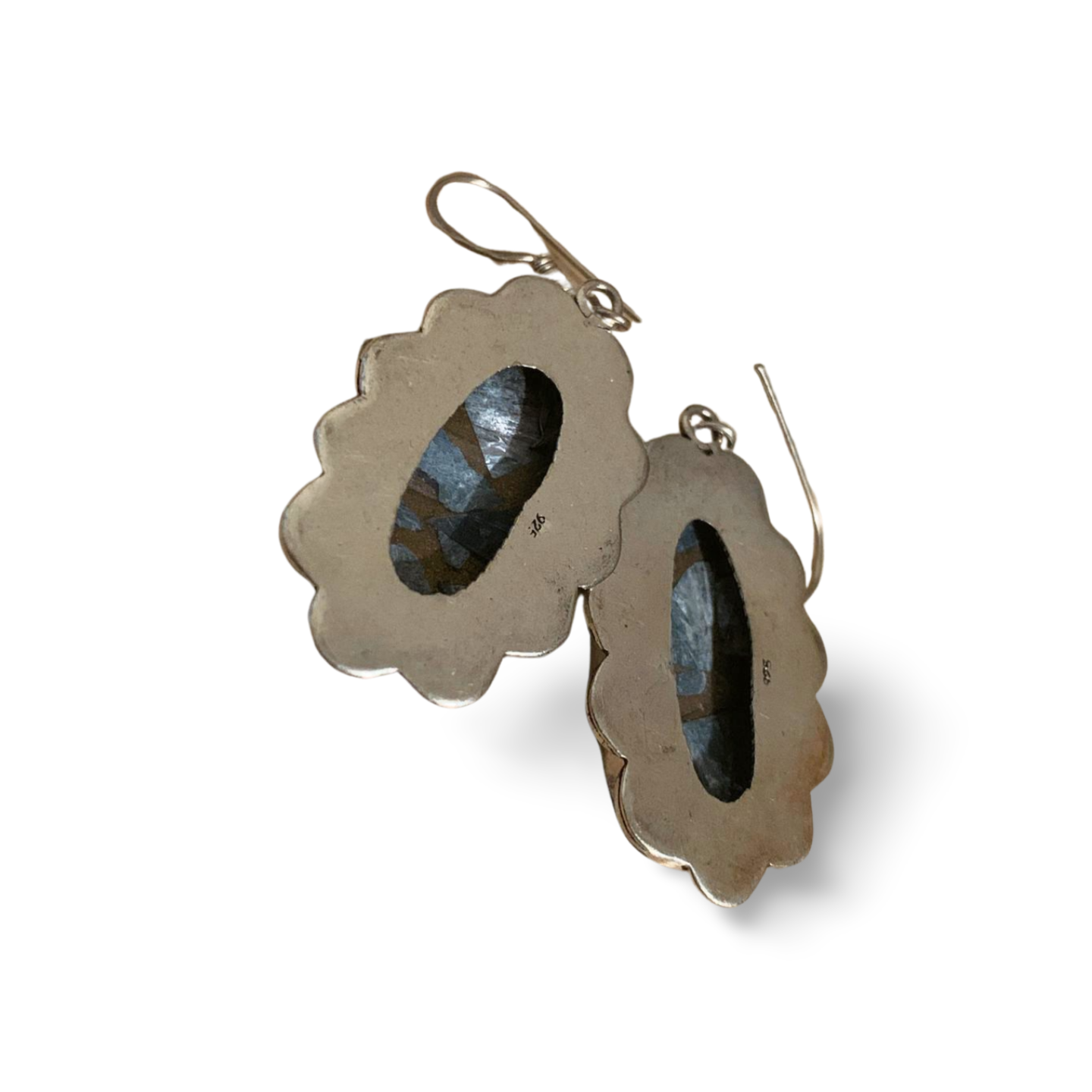 SERAPHINITE in COPPER DROP EARRINGS