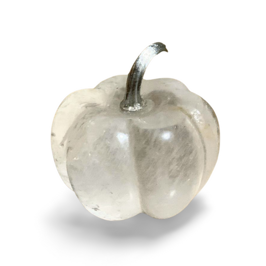 AA GRADE CLEAR QUARTZ PUMPKIN CARVING