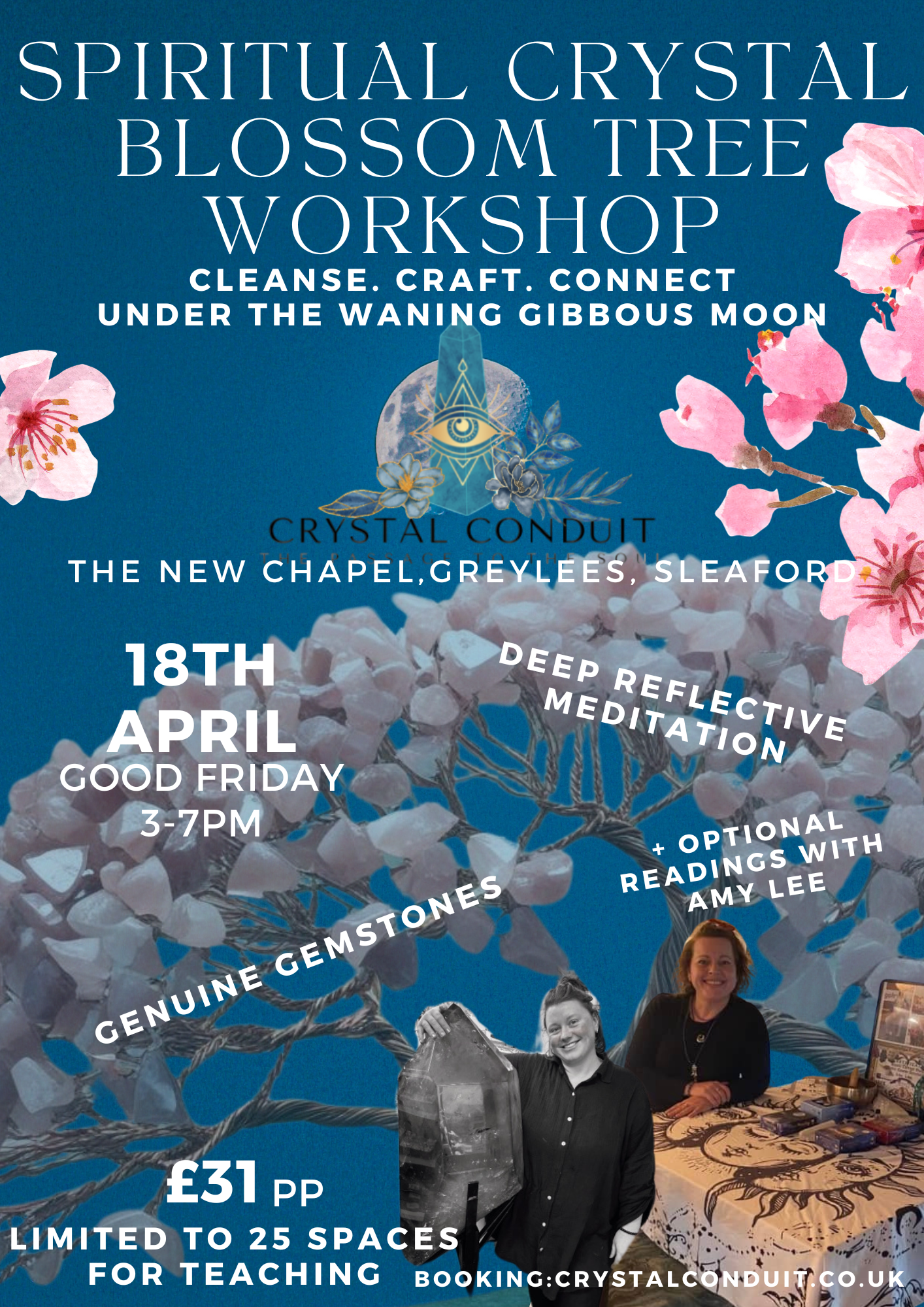 SPIRITUAL CRYSTAL BLOSSOM TREE WORKSHOP- GREYLEES 18TH APRIL 2025