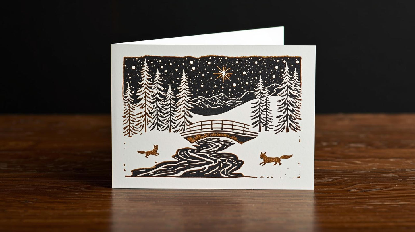 CHRISTMAS CARD RELIEF PRINTING WORKSHOP