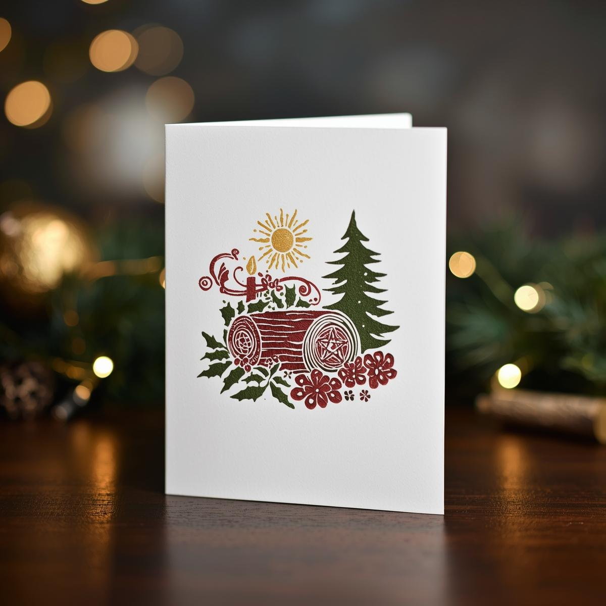 CHRISTMAS CARD RELIEF PRINTING WORKSHOP