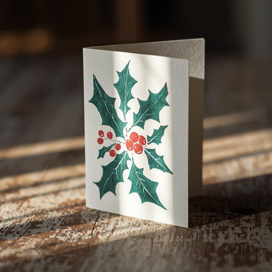 LITHOGRAPHIC PRINTING CHRISTMAS CARD WELLNESS WORKSHOP