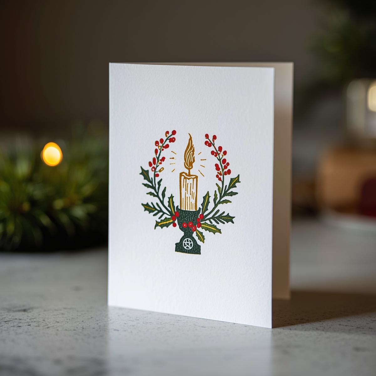 CHRISTMAS CARD RELIEF PRINTING WORKSHOP