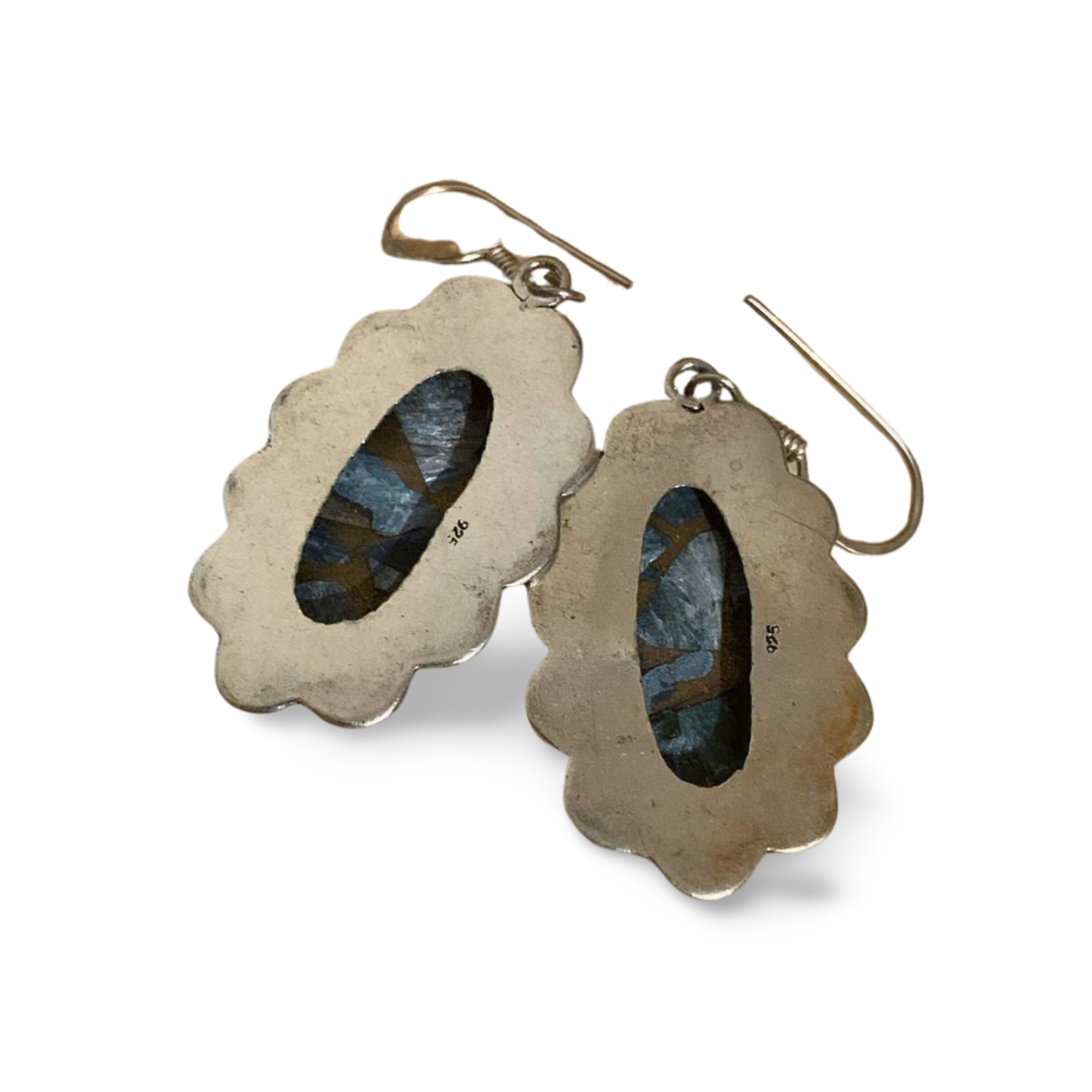 SERAPHINITE in COPPER DROP EARRINGS