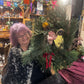 CHRISTMAS WREATH WITH CRYSTALS WORKSHOP