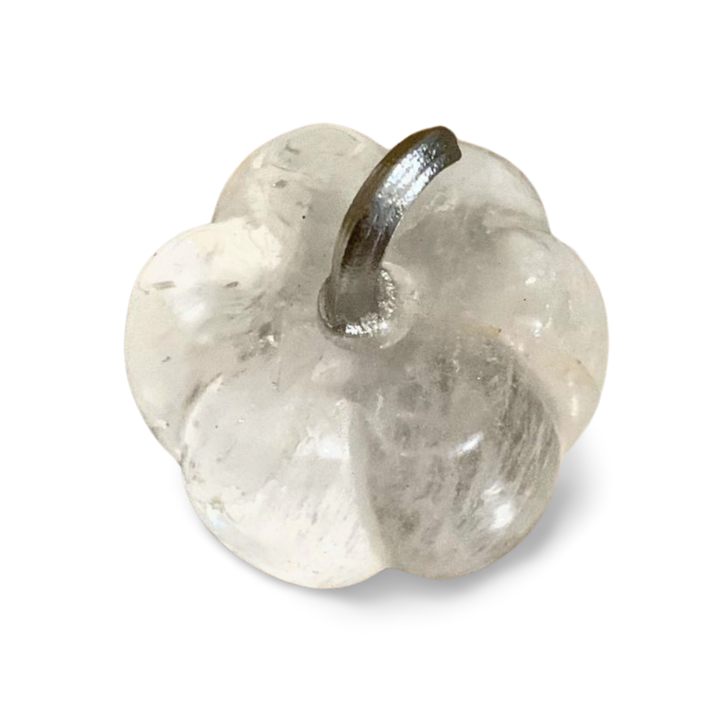 AA GRADE CLEAR QUARTZ PUMPKIN CARVING