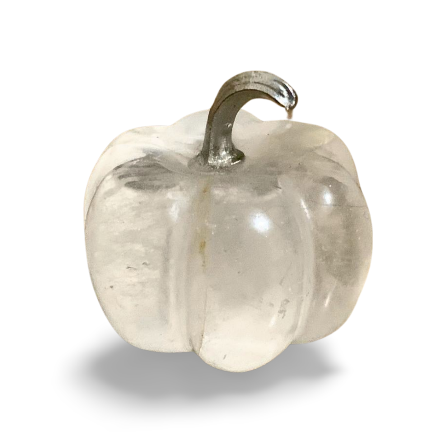 AA GRADE CLEAR QUARTZ PUMPKIN CARVING