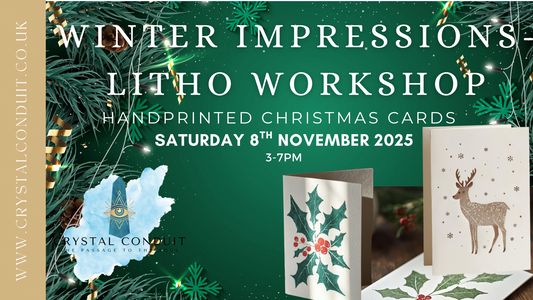 LITHOGRAPHIC PRINTING CHRISTMAS CARD WELLNESS WORKSHOP
