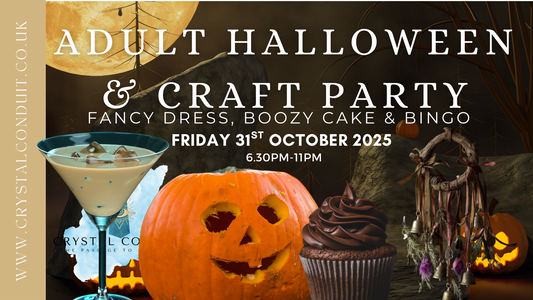 ADULT HALLOWEEN PARTY & WITCH BELLS CRAFT WORKSHOP!